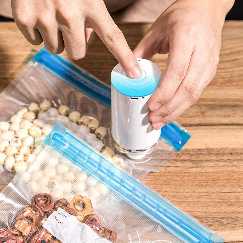 Vacuum Food Storage Zipper Reusable Bags BPA Free