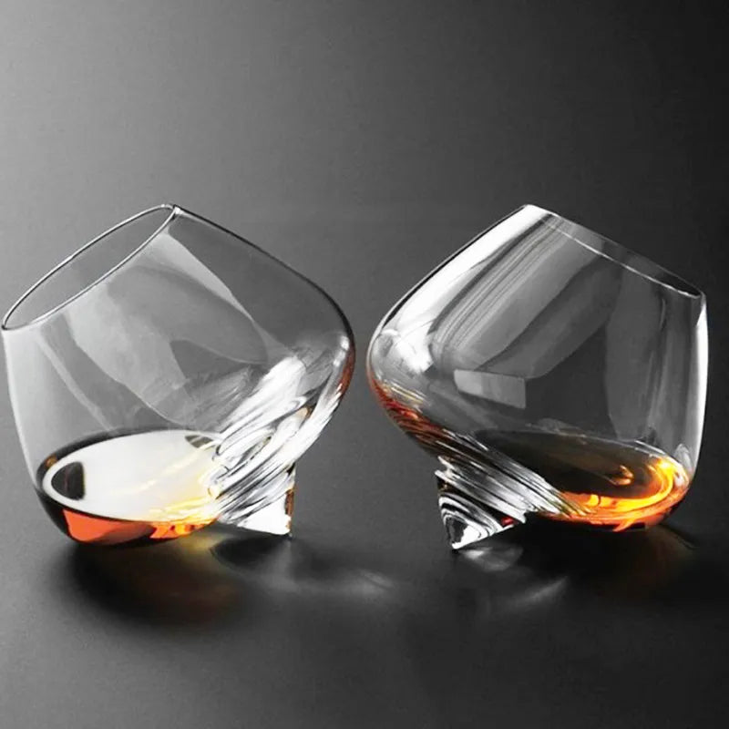 Whiskey Wine Glass Rotating