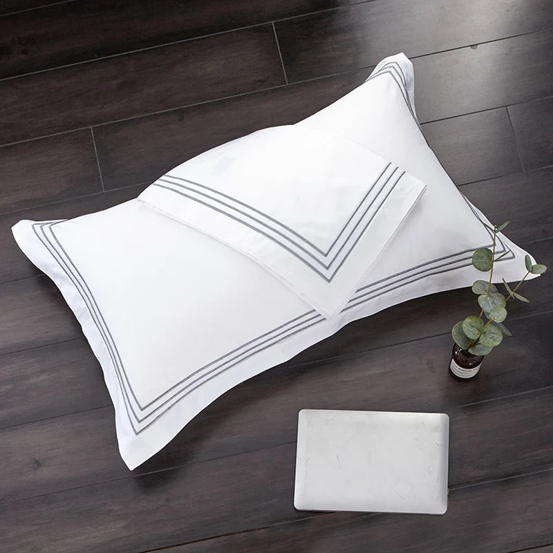 Zoe Luxury 100% Egypt Cotton Hotel Pillowcases 2pçs