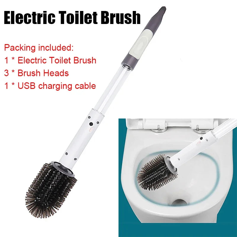 Electric Toilet Brush Kit Wireless