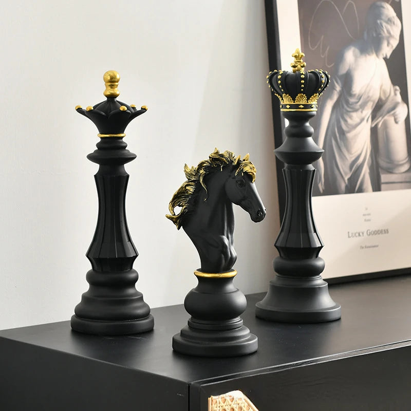 Chess Sculpture Decorations